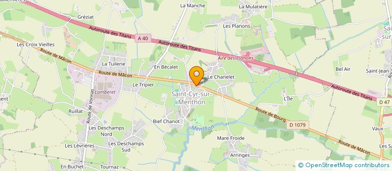localisation de l'entreprise MONSIEUR ALEXANDRE LAFOREST à SAINT-CYR-SUR-MENTHON