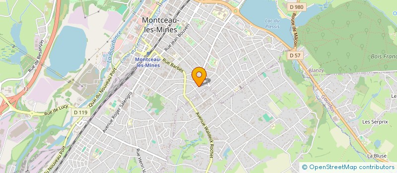 localisation de l'entreprise MONSIEUR ALEXANDRE LAGOUTTE  MONTCEAU-LES-MINES