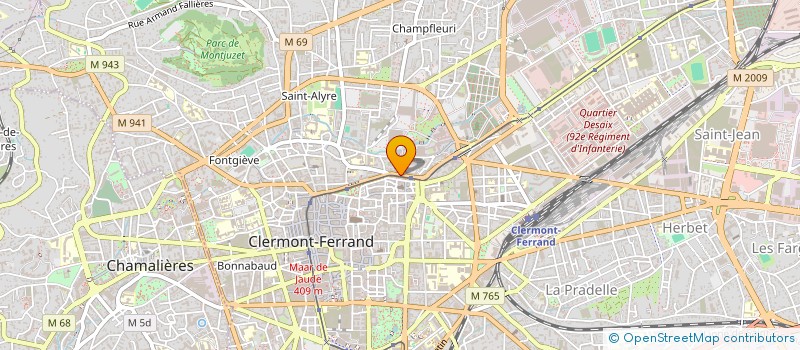 localisation de l'entreprise MONSIEUR ALEXANDRE LAGRANGE  CLERMONT-FERRAND