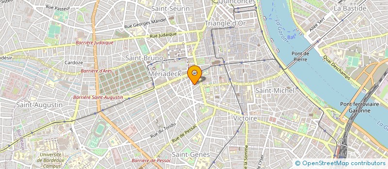 localisation de l'entreprise MONSIEUR ALEXANDRE LAGUILLON  SAINT-GENES-DE-FRONSAC