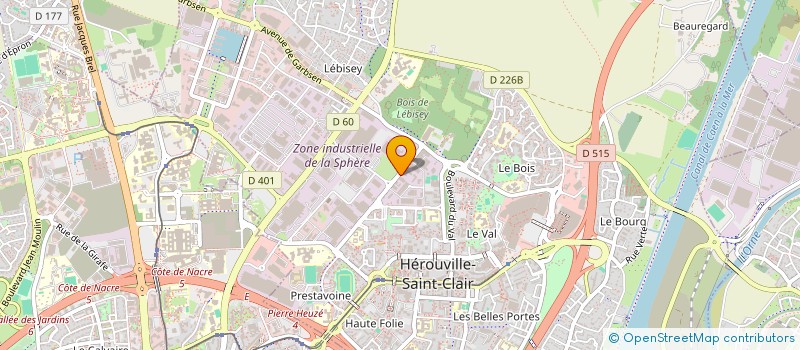localisation de l'entreprise MONSIEUR ALEXANDRE LAINE à HEROUVILLE-SAINT-CLAIR