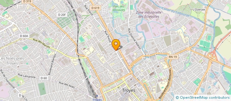 localisation de l'entreprise MONSIEUR ALEXANDRE LALANNE à TROYES