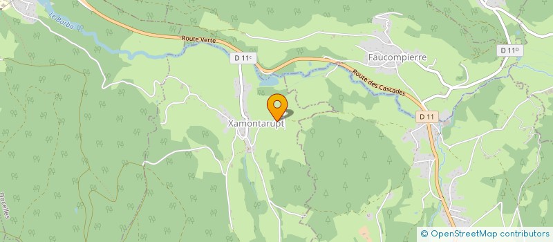 localisation de l'entreprise MONSIEUR ALEXANDRE LALEVEE  XAMONTARUPT