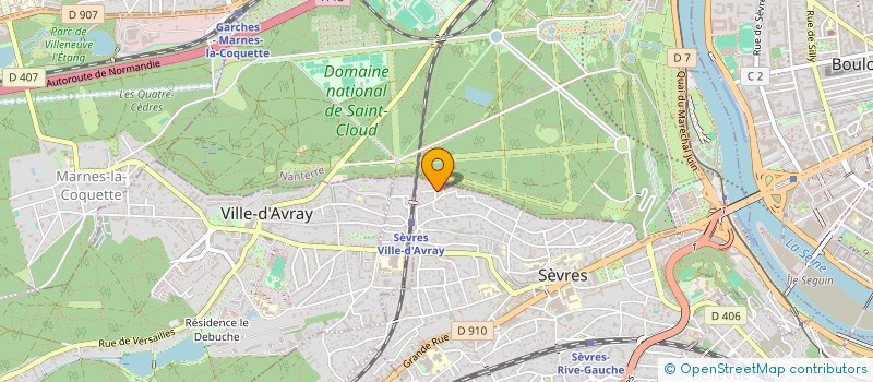 localisation de l'entreprise MONSIEUR ALEXANDRE LALO à SEVRES