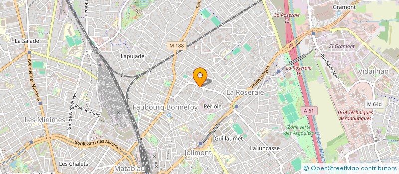 localisation de l'entreprise MONSIEUR ALEXANDRE LAMARQUE à TOULOUSE