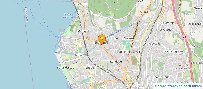 localisation de l'entreprise MONSIEUR ALEXANDRE LAMBERT à AIX-LES-BAINS