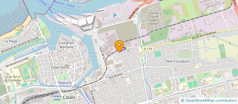 localisation de l'entreprise MONSIEUR ALEXANDRE LAMBLIN  CALAIS