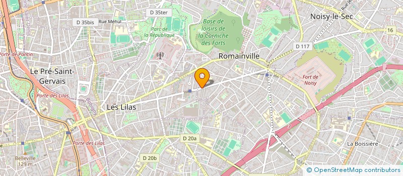 localisation de l'entreprise MONSIEUR ALEXANDRE LAMETTE à ROMAINVILLE