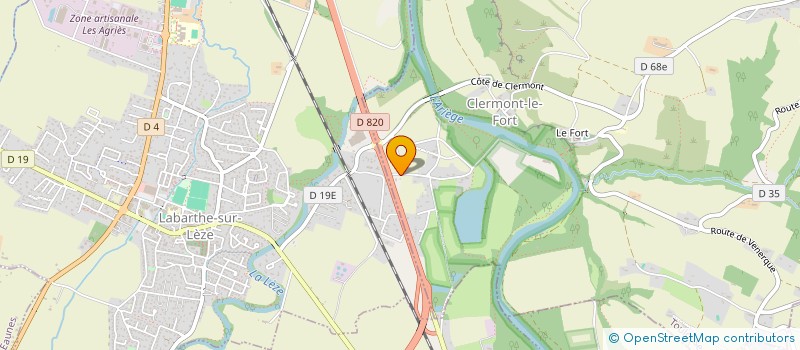 localisation de l'entreprise MONSIEUR ALEXANDRE LAMOTHE  CLERMONT-LE-FORT