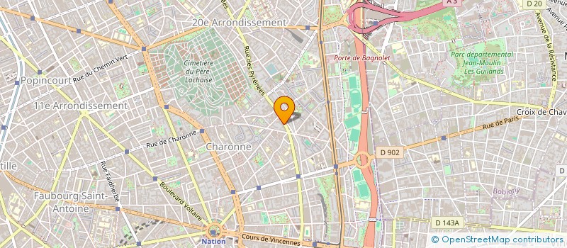 localisation de l'entreprise MONSIEUR ALEXANDRE LAMY  PARIS