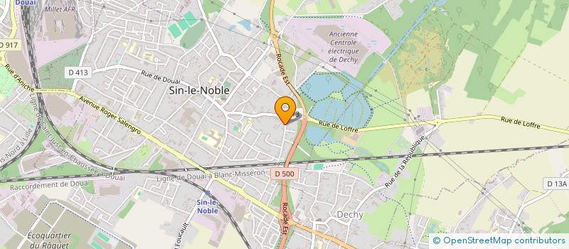 localisation de l'entreprise MONSIEUR ALEXANDRE LANCIAUX  SIN-LE-NOBLE