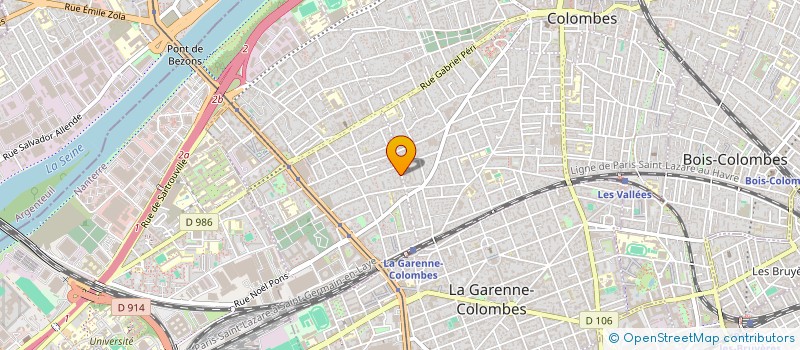 localisation de l'entreprise MONSIEUR ALEXANDRE LANDAU à COLOMBES