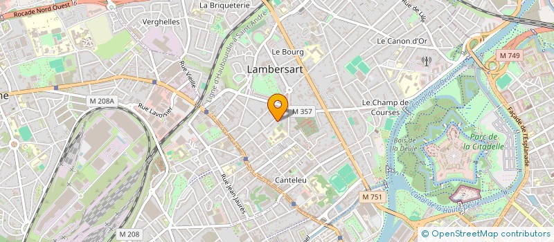 localisation de l'entreprise MONSIEUR ALEXANDRE LANDTSHEERE à LAMBERSART