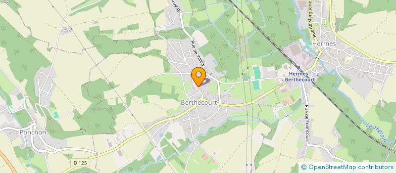 localisation de l'entreprise MONSIEUR ALEXANDRE LANGLER  BERTHECOURT