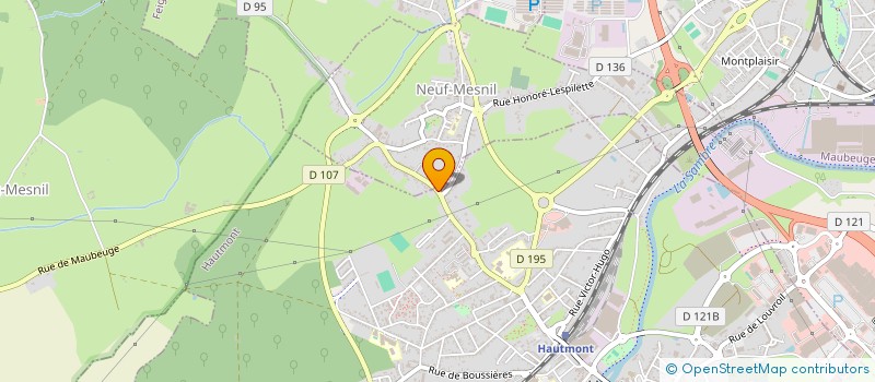 localisation de l'entreprise MONSIEUR ALEXANDRE LANSIAUX à HAUTMONT
