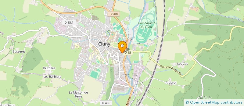 localisation de l'entreprise MONSIEUR ALEXANDRE LAPIERRE  CLUNY