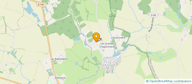 localisation de l'entreprise MONSIEUR ALEXANDRE LAPORTE  LE GIVRE