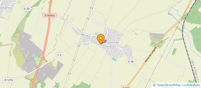 localisation de l'entreprise MONSIEUR ALEXANDRE LAPORTE à MARSANNAY-LE-BOIS