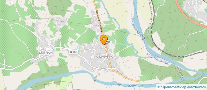 localisation de l'entreprise MONSIEUR ALEXANDRE LARAN  RIBAUTE-LES-TAVERNES