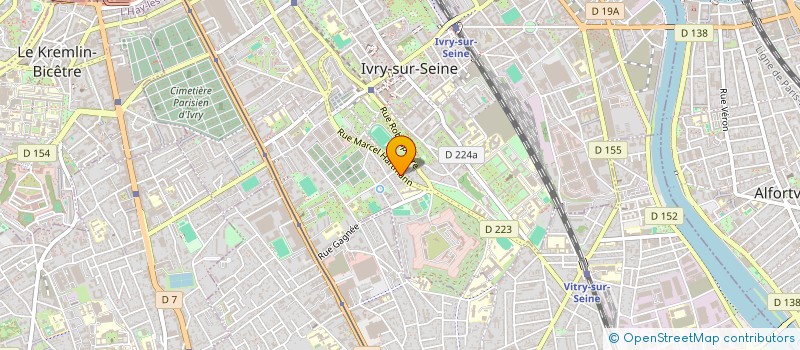localisation de l'entreprise MONSIEUR ALEXANDRE LARANJEIRO à IVRY-SUR-SEINE