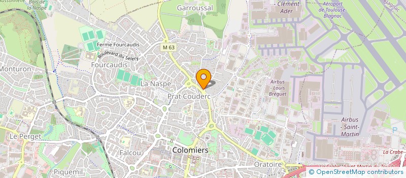 localisation de l'entreprise MONSIEUR ALEXANDRE LARANJO à COLOMIERS