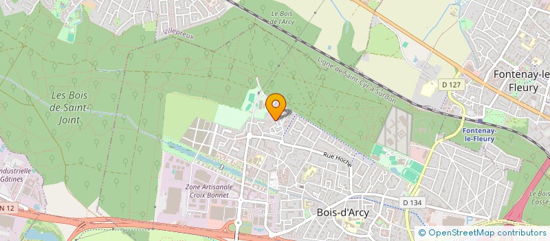 localisation de l'entreprise MONSIEUR ALEXANDRE LARQUETOUX  BOIS-D'ARCY