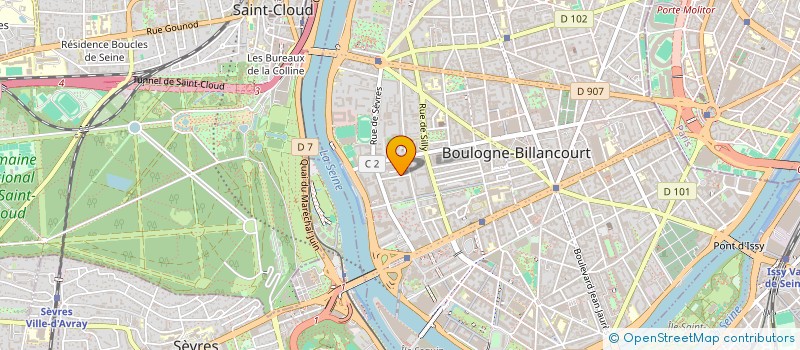 localisation de l'entreprise MONSIEUR ALEXANDRE LATIL à BOULOGNE-BILLANCOURT