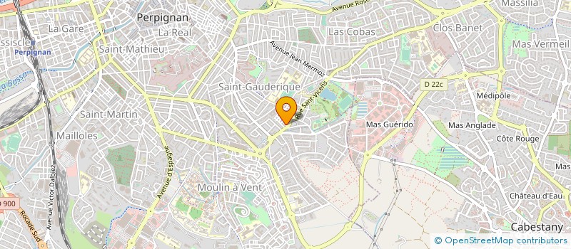 localisation de l'entreprise MONSIEUR ALEXANDRE LATRUBESSE  PERPIGNAN