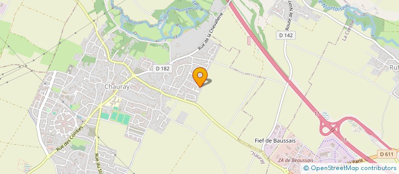 localisation de l'entreprise MONSIEUR ALEXANDRE LAUDE  CHAURAY