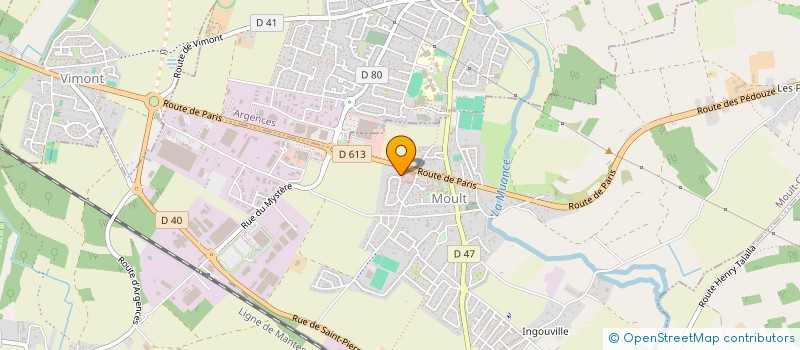 localisation de l'entreprise MONSIEUR ALEXANDRE LAUENER  MOULT-CHICHEBOVILLE