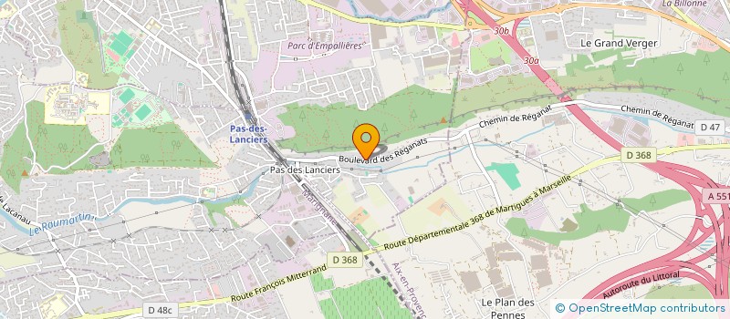 localisation de l'entreprise MONSIEUR ALEXANDRE LAUGIER  SAINT-VICTORET