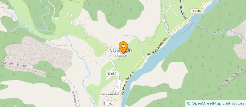 localisation de l'entreprise MONSIEUR ALEXANDRE LAUGIER  CASTELLET-LES-SAUSSES