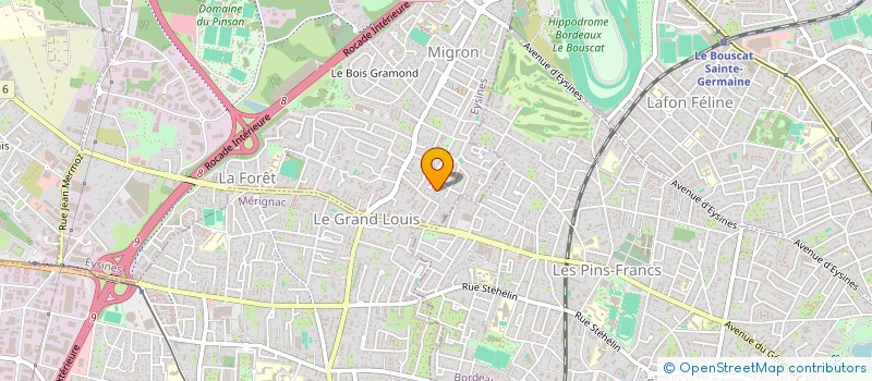 localisation de l'entreprise MONSIEUR ALEXANDRE LAUQUE  EYSINES