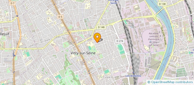 localisation de l'entreprise MONSIEUR ALEXANDRE LAURENT à VITRY-SUR-SEINE