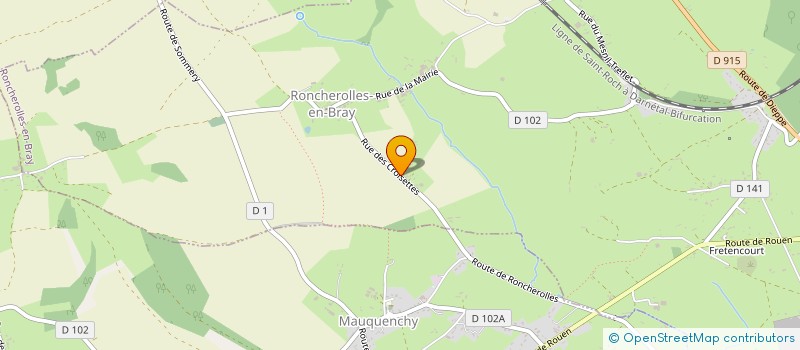localisation de l'entreprise MONSIEUR ALEXANDRE LAURENT  RONCHEROLLES-EN-BRAY