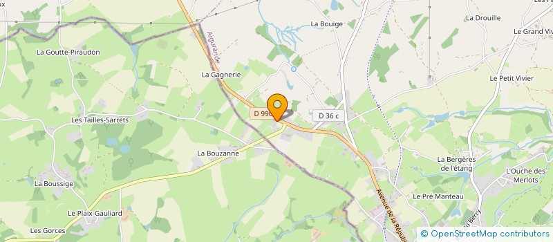 localisation de l'entreprise MONSIEUR ALEXANDRE LAURIEN à AIGURANDE