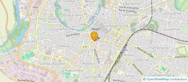 localisation de l'entreprise MONSIEUR ALEXANDRE LAVAIL  NIORT