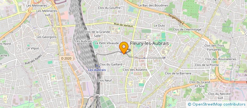 localisation de l'entreprise MONSIEUR ALEXANDRE LAVEDRINE à FLEURY-LES-AUBRAIS