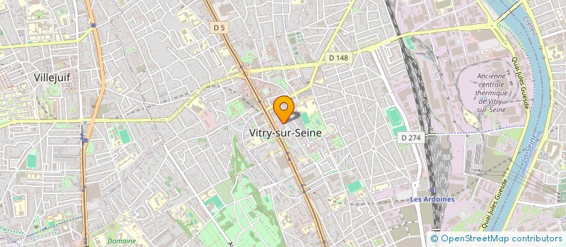 localisation de l'entreprise MONSIEUR ALEXANDRE LAVERGNE DE CERVAL  VITRY-SUR-SEINE