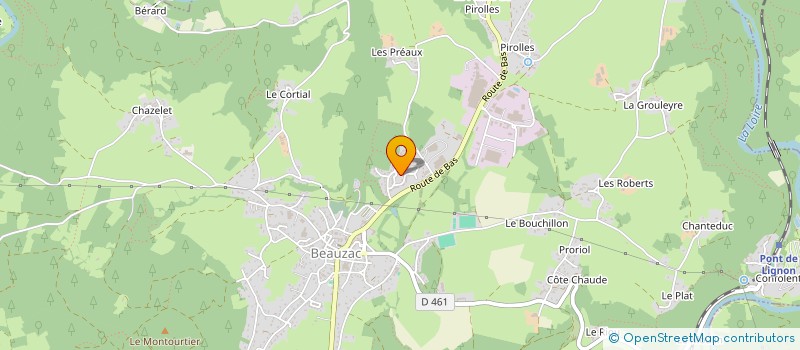 localisation de l'entreprise MONSIEUR ALEXANDRE LAVOCAT  BEAUZAC