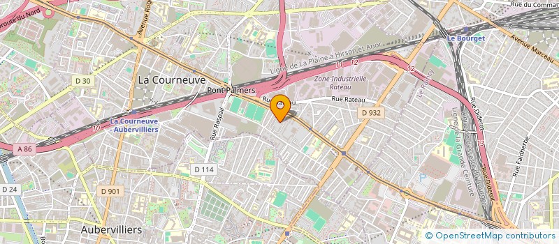 localisation de l'entreprise MONSIEUR ALEXANDRE LAYANI à LA COURNEUVE