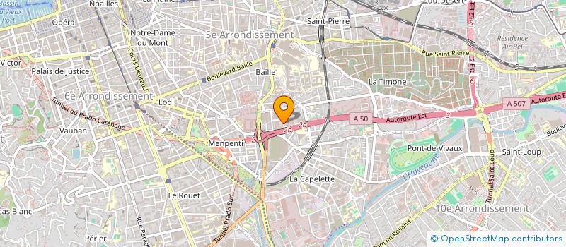 localisation de l'entreprise MONSIEUR ALEXANDRE LE à MARSEILLE