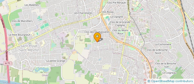 localisation de l'entreprise MONSIEUR ALEXANDRE LE BAIL  ORLEANS