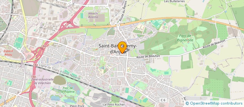 localisation de l'entreprise MONSIEUR ALEXANDRE LE CORRE  SAINT-BARTHELEMY-D'ANJOU