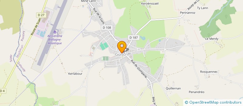 localisation de l'entreprise MONSIEUR ALEXANDRE LE DIRAISON  GUISCRIFF