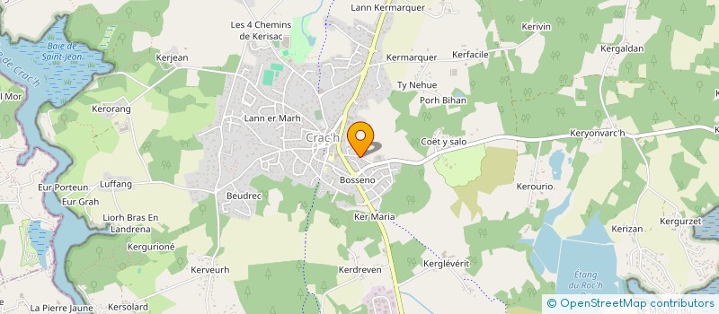 localisation de l'entreprise MONSIEUR ALEXANDRE LE DOUARIN  CRACH