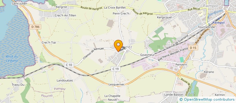 localisation de l'entreprise MONSIEUR ALEXANDRE LE GAL  PAIMPOL