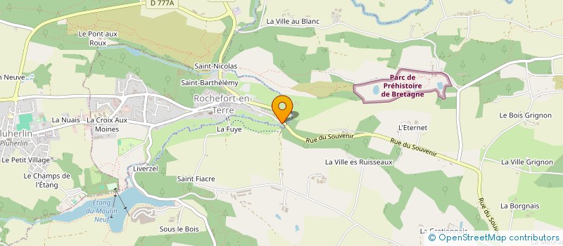 localisation de l'entreprise MONSIEUR ALEXANDRE LE GLAUNEC  ROCHEFORT-EN-TERRE