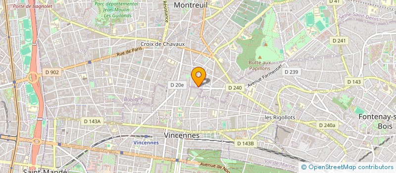 localisation de l'entreprise MONSIEUR ALEXANDRE LE GRAND DE MERCEY à MONTREUIL