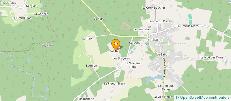 localisation de l'entreprise MONSIEUR ALEXANDRE LE MENE  TREDION